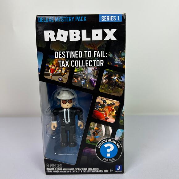 ROBLOX Deluxe Mystery Pack Series 1 Destined To Fail Tax Collector - SEALED - Picture 1 of 10